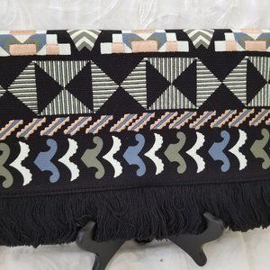 Stella Dot Taj Clutch - Aztec Print - New
